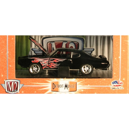 1969 Pontiac GTO - Black (Flame Livery, Box)
