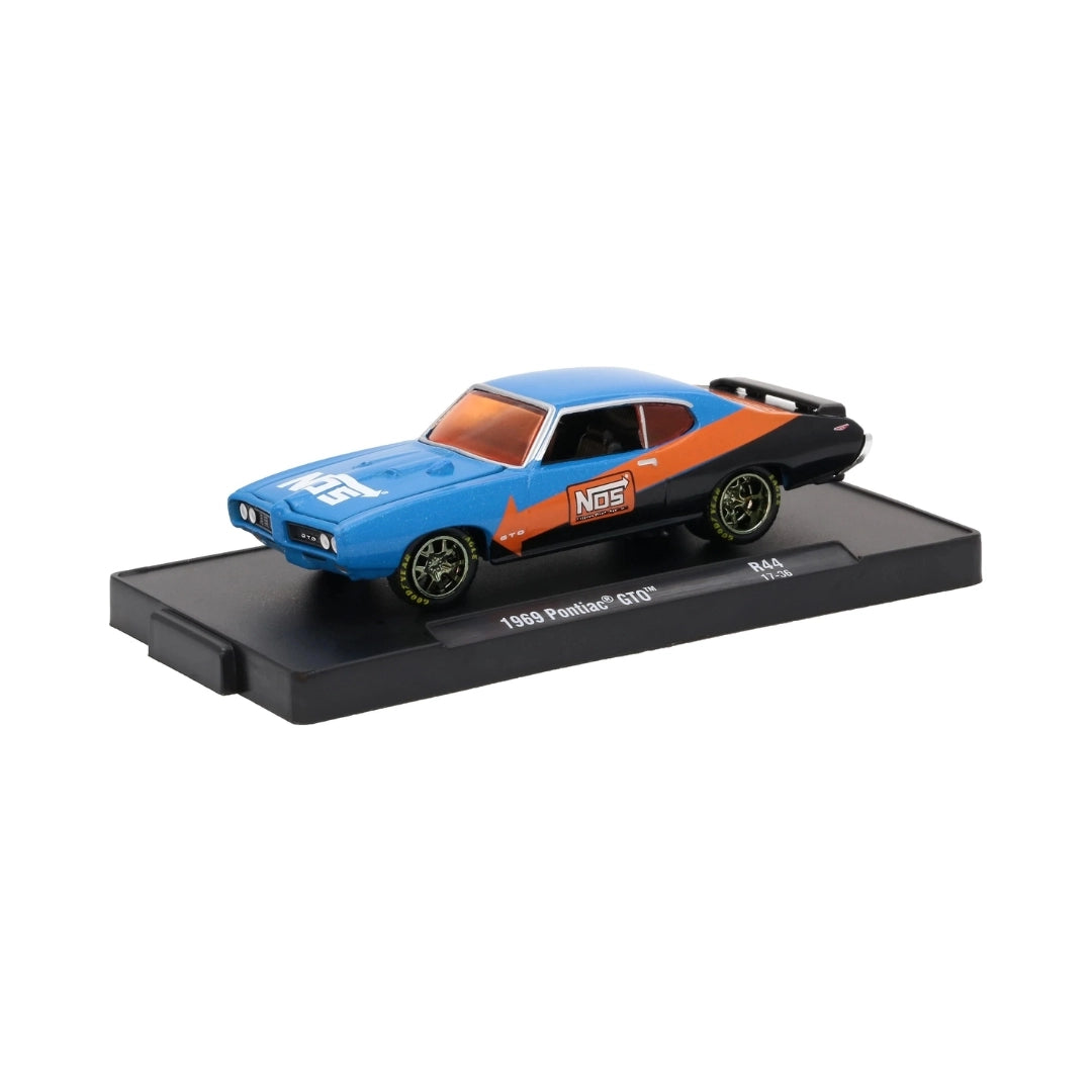 1969 Pontiac GTO - Blue/Orange (Auto-Drivers Release 44, NOS Sniper)