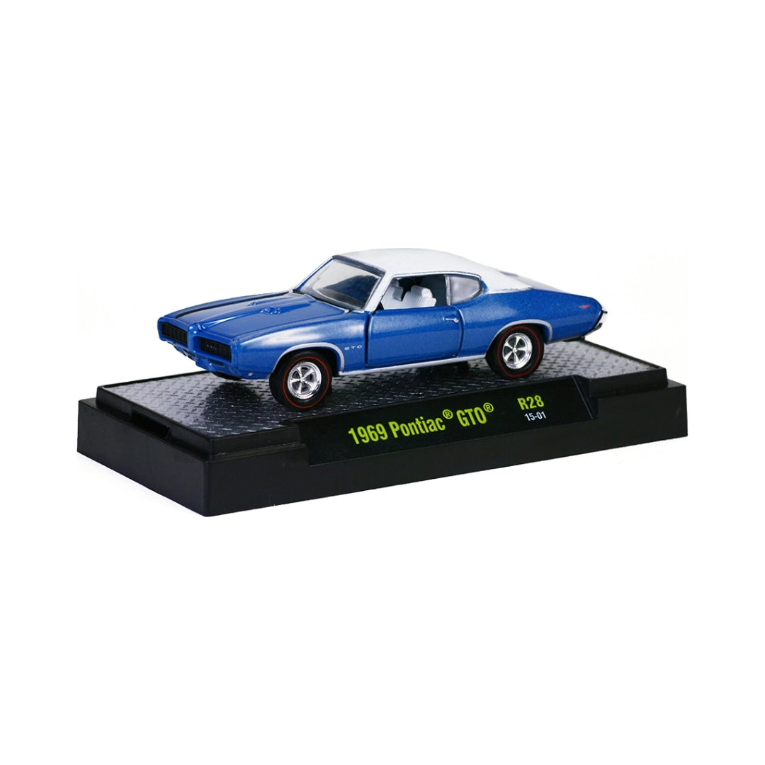 1969 Pontiac GTO - Blue (Detroit Muscle Release 28)