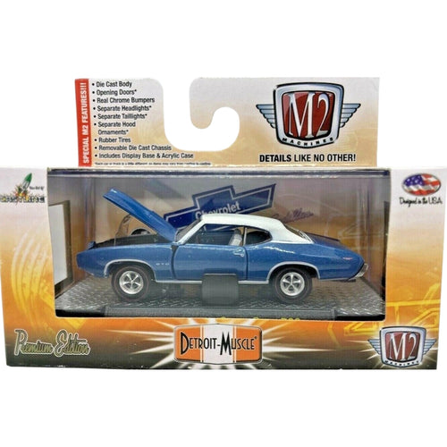 1969 Pontiac GTO - Blue (Detroit Muscle Release 28)