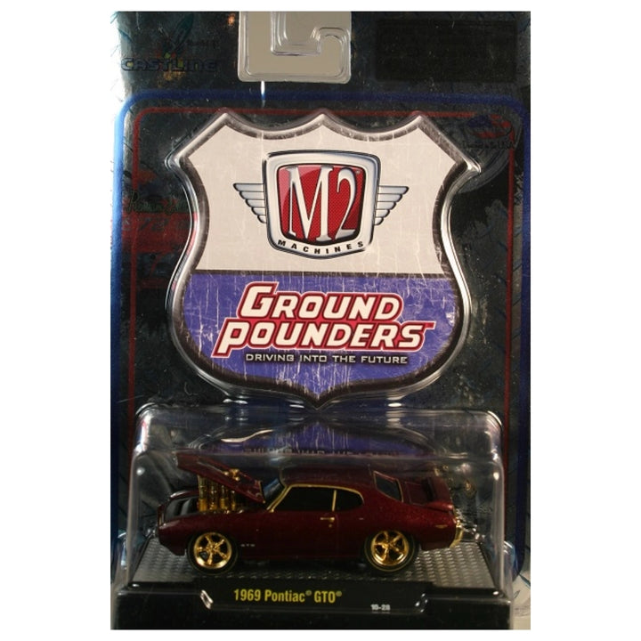 1969 Pontiac GTO - Burgundy (Clamshell Blister - Chase)