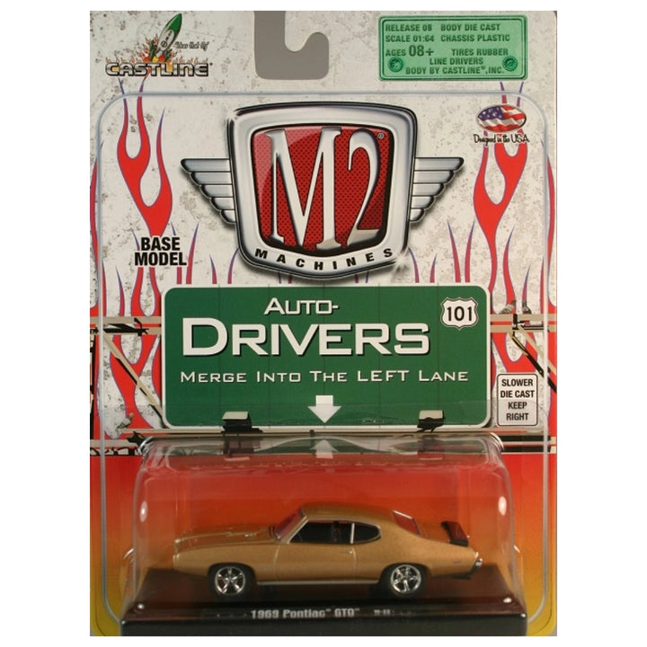 1969 Pontiac GTO - Gold (Blister Card)