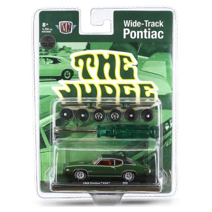 1969 Pontiac GTO - Green (Auto-Wheels Release 08 - Chase, with wheel kit)
