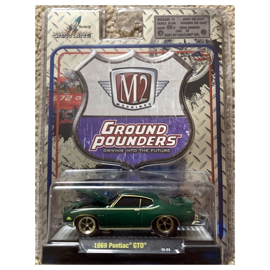 1969 Pontiac GTO - Green (Clamshell Blister)