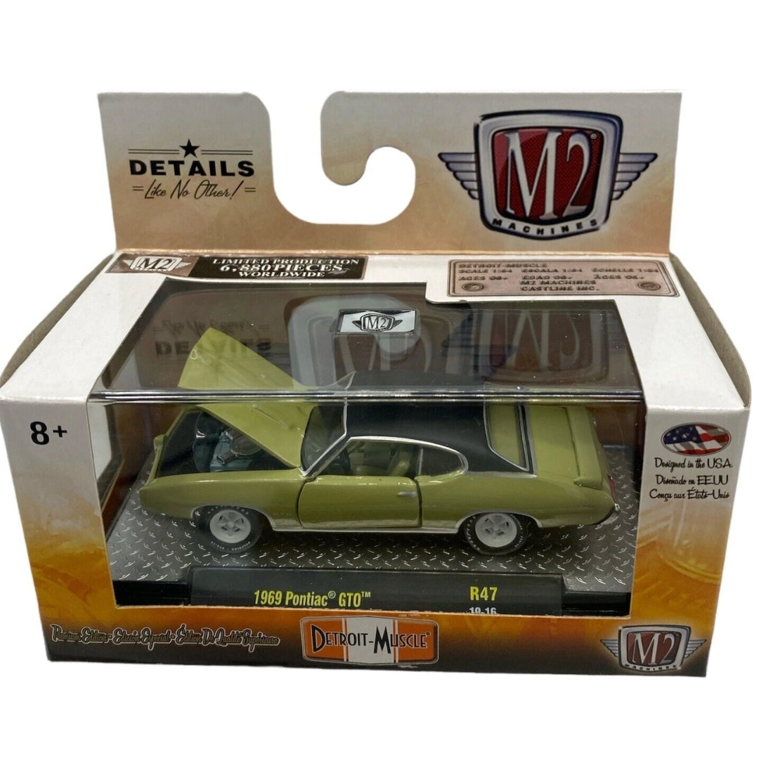 1969 Pontiac GTO - Light Green (Detroit Muscle Release 47)