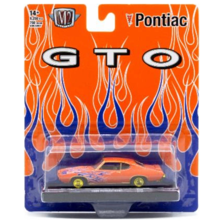 1969 Pontiac GTO - Orange (Yellow Chrome Rims & Details - Chase)