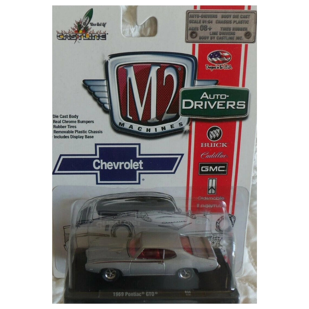 1969 Pontiac GTO - Silver (Auto-Drivers Release 34)