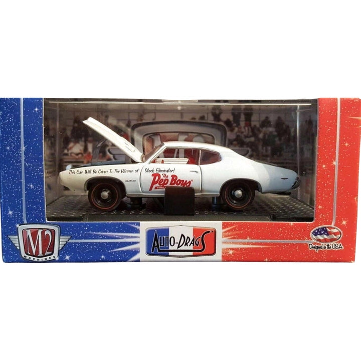 1969 Pontiac GTO - White (Box - Chase, Auto-Lifts)
