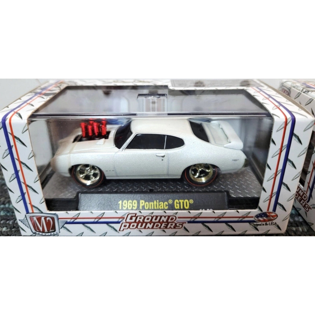 1969 Pontiac GTO - White (Box, Supercharged Engine)