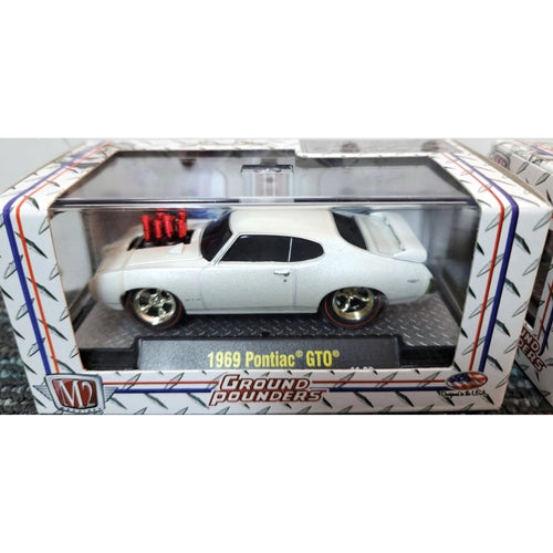 1969 Pontiac GTO - White (Box, Supercharged Engine)