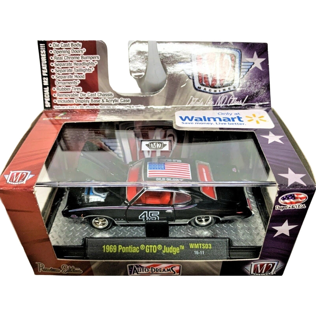 1969 Pontiac GTO Judge - Black (Auto-Dreams WMTS03 Walmart Exclusive)