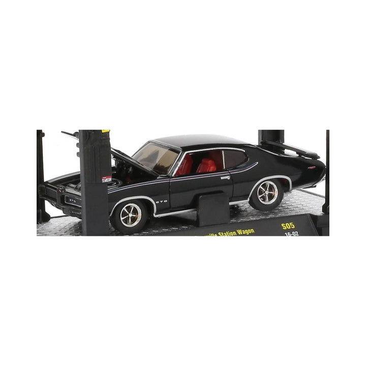 1969 Pontiac GTO Judge - Black (Auto-Lift S05 Walmart Exclusive Set)