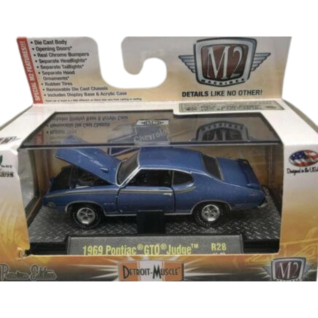 1969 Pontiac GTO Judge - Blue (Detroit Muscle Release 28)
