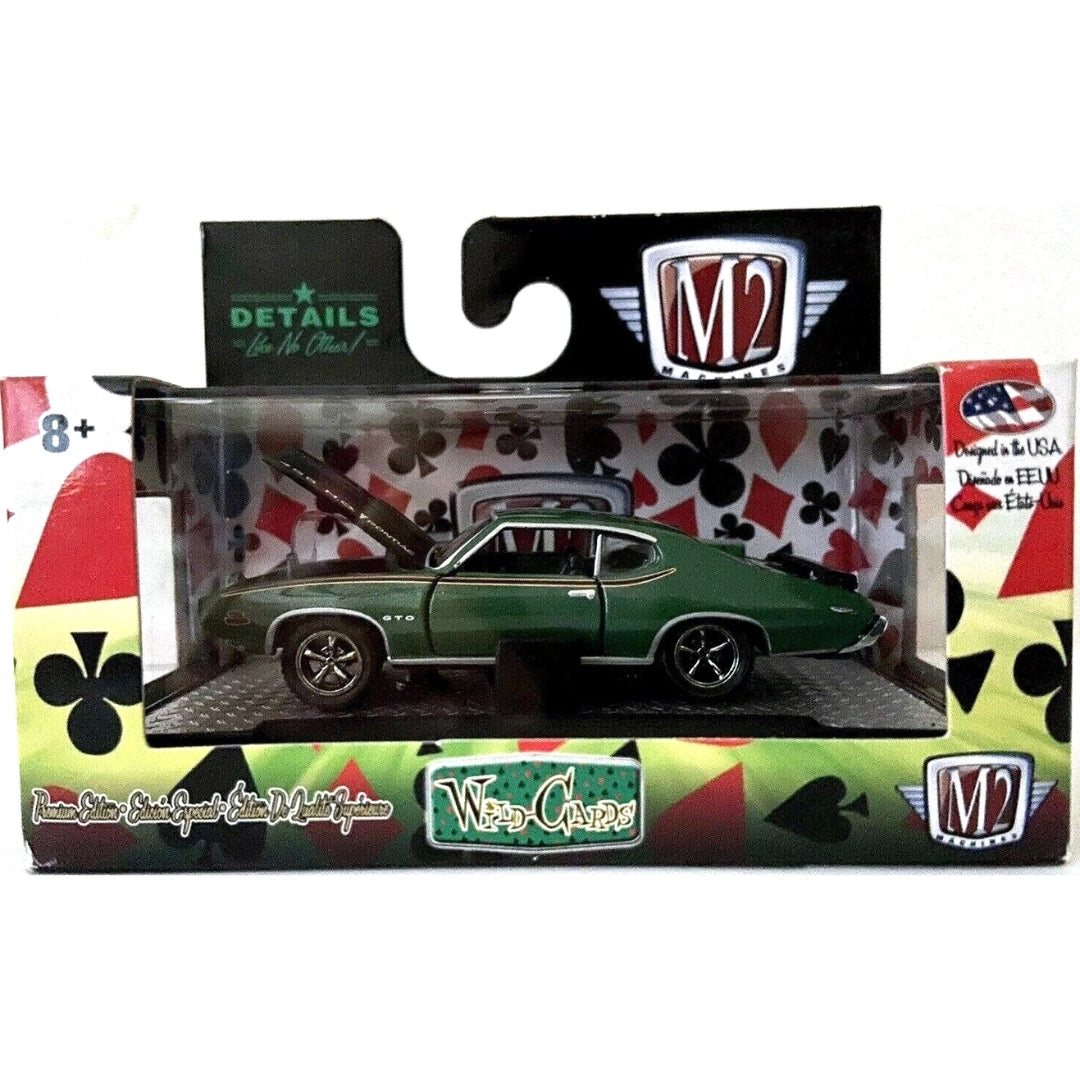 1969 Pontiac GTO Judge - Green (Wild Cards Release WC06)