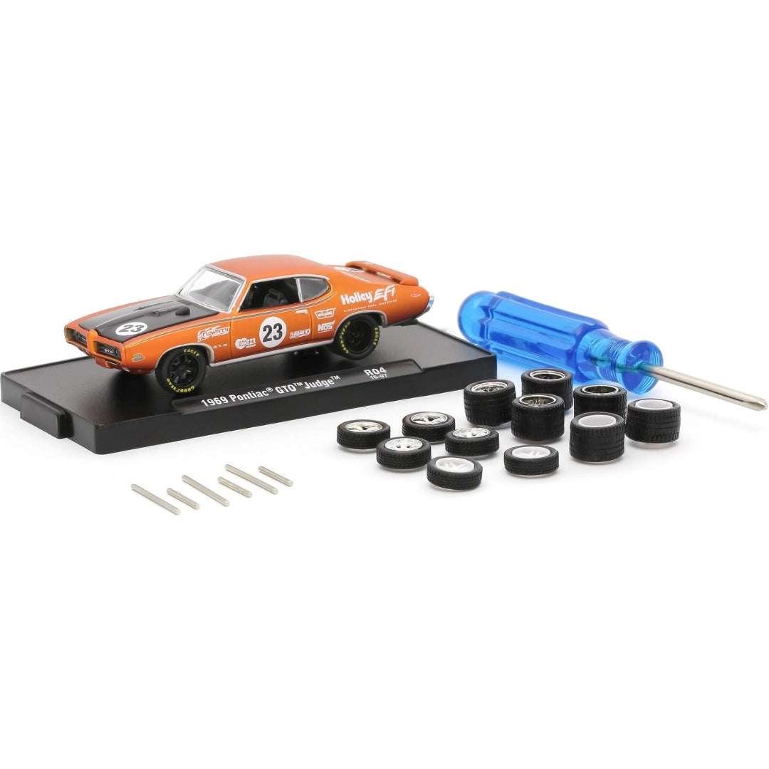 1969 Pontiac GTO Judge - Orange (Auto-Wheels Release 04, with wheel kit)