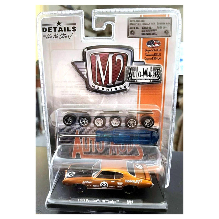 1969 Pontiac GTO Judge - Orange (Auto-Wheels Release 04, with wheel kit)