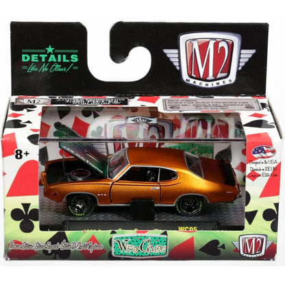 1969 Pontiac GTO Judge - Orange (Wild Cards Release WC05, Goodyear)