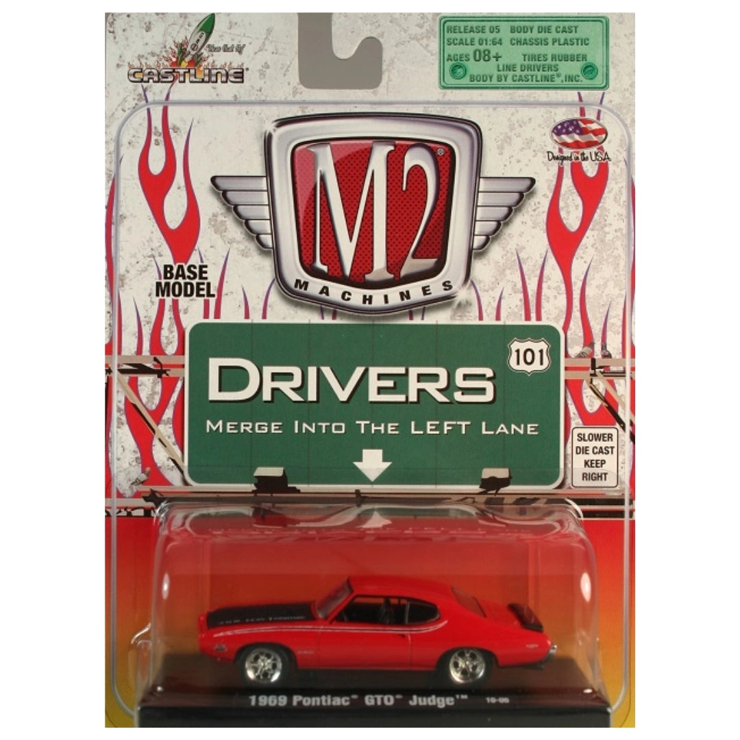 1969 Pontiac GTO Judge - Red (Blister Card)