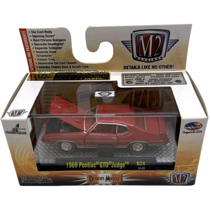 1969 Pontiac GTO Judge - Red (Detroit Muscle Release 24)