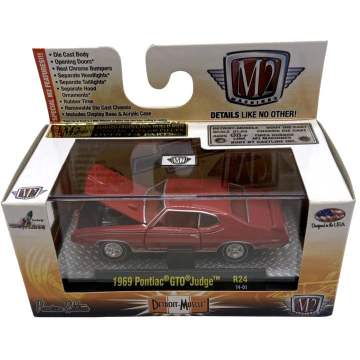 1969 Pontiac GTO Judge - Red (Detroit Muscle Release 24)