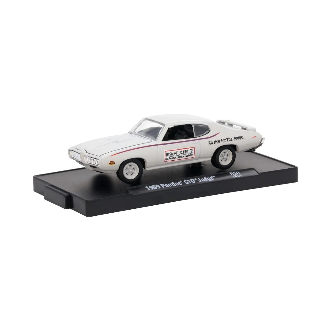 1969 Pontiac GTO Judge - White (Auto-Drivers Release 50, Ram Air V)