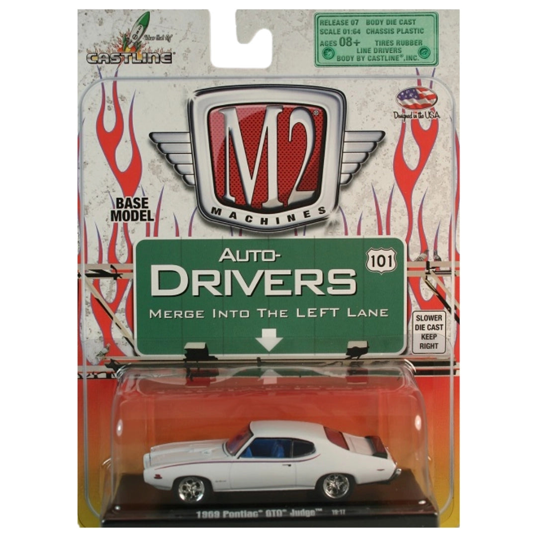 1969 Pontiac GTO Judge - White (Blister Card)