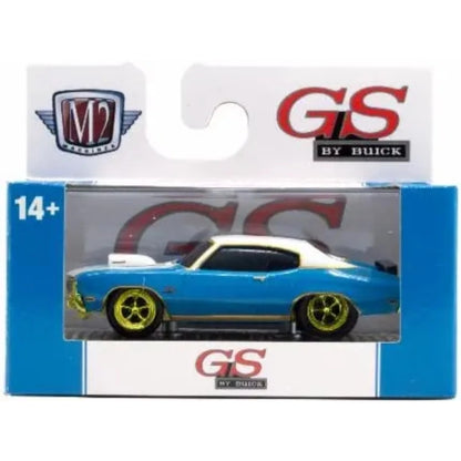 1970 Buick GS Stage 2 - Blue/White, Yellow Chrome Rims & Details (Chase)