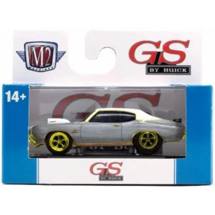 1970 Buick GS Stage 2 - White with Yellow Rims (Ground Pounders Release 32 Super Chase)