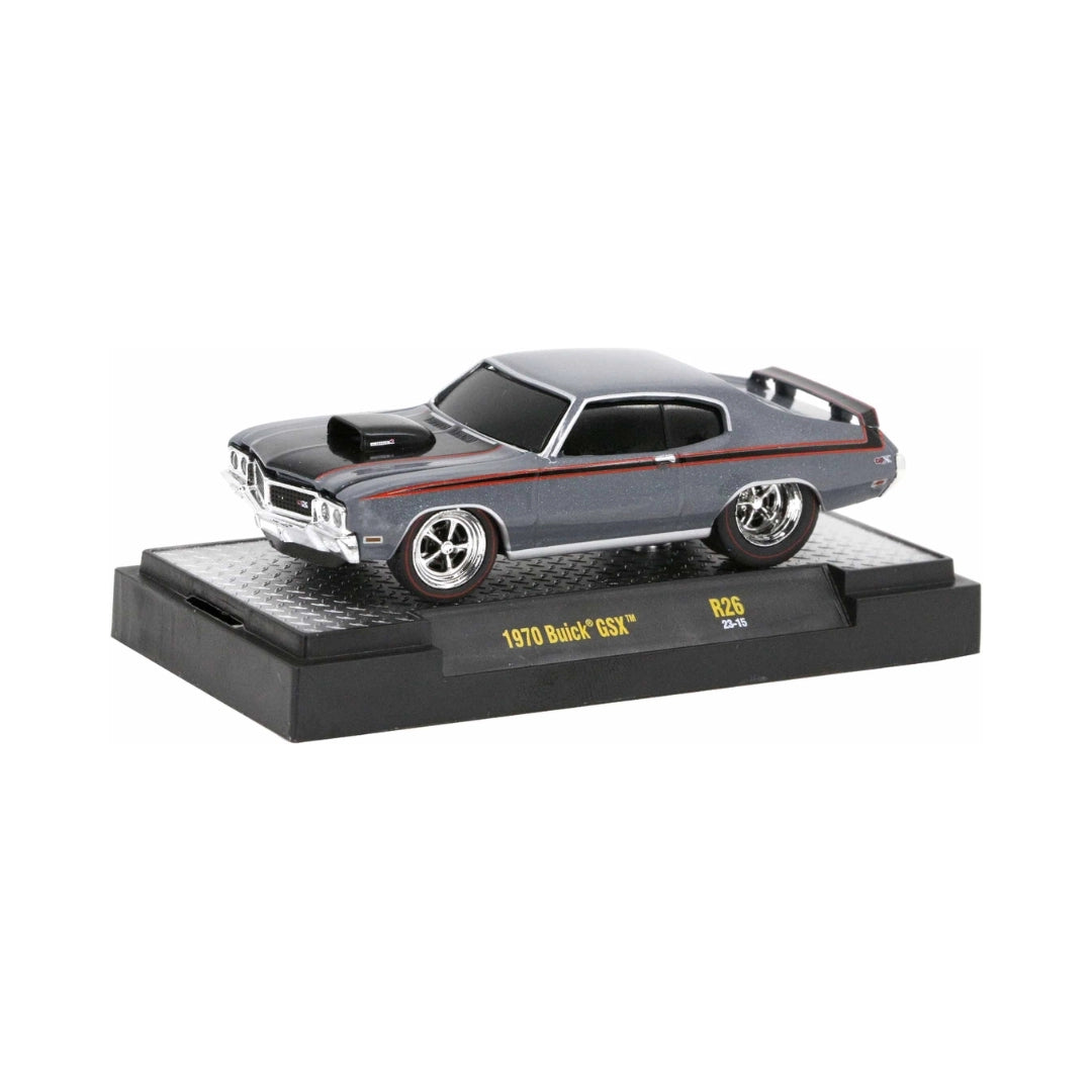 1970 Buick GSX - Gray with Red Stripe (Ground Pounders Release 26)