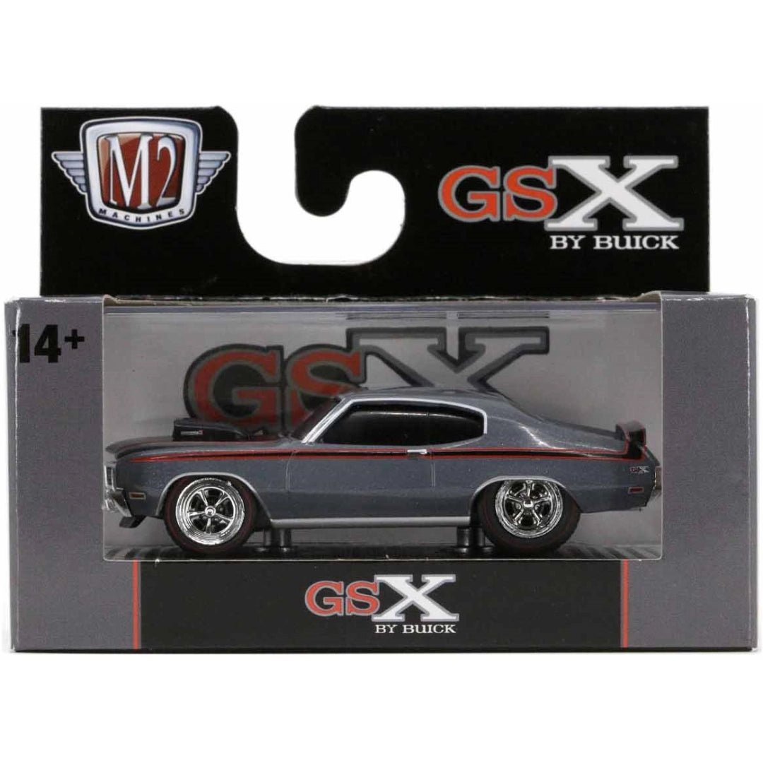 1970 Buick GSX - Gray with Red Stripe (Ground Pounders Release 26)