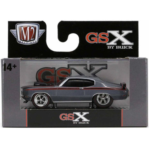 1970 Buick GSX - Gray with Red Stripe (Ground Pounders Release 26)