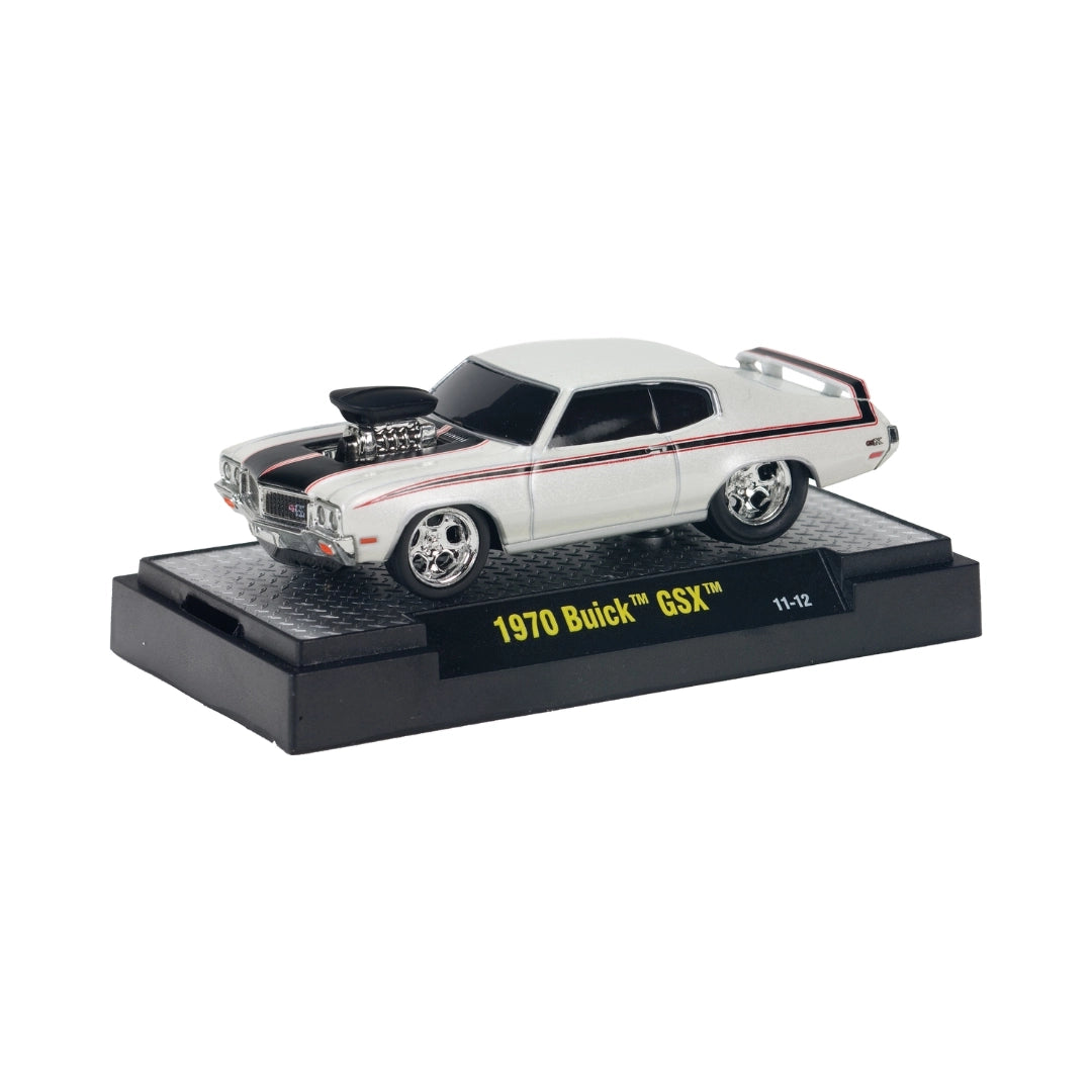 1970 Buick GSX - White with Black/Red Stripe (Box)