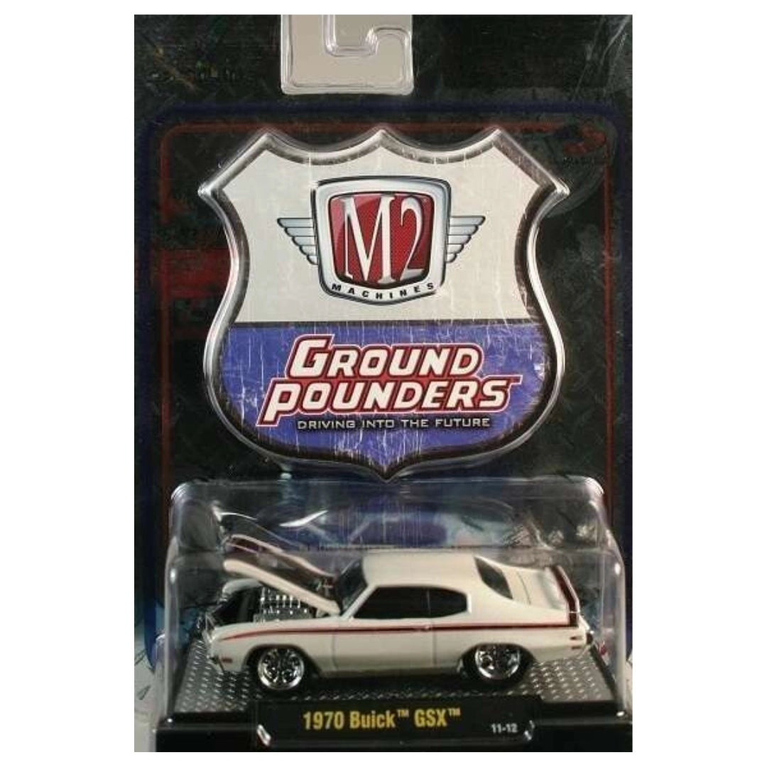 1970 Buick GSX - White with Black/Red Stripe (Clamshell Blister)