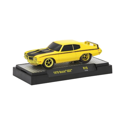 1970 Buick GSX - Yellow with Gold Rims (Ground Pounders Release 16 Chase)
