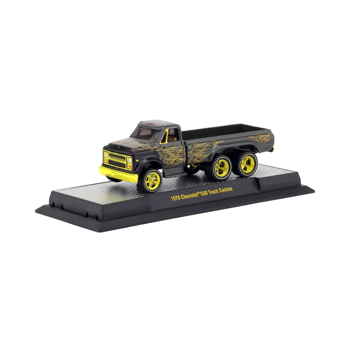 1970 Chevrolet C60 Truck Custom - Black/Yellow SEMA Show Chase (Yellow Wheels)