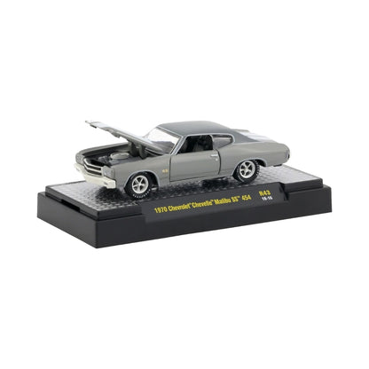 1970 Chevrolet Chevelle Malibu SS 454 - Silver / Black Hood (Detroit-Muscle Release 43 Chase)