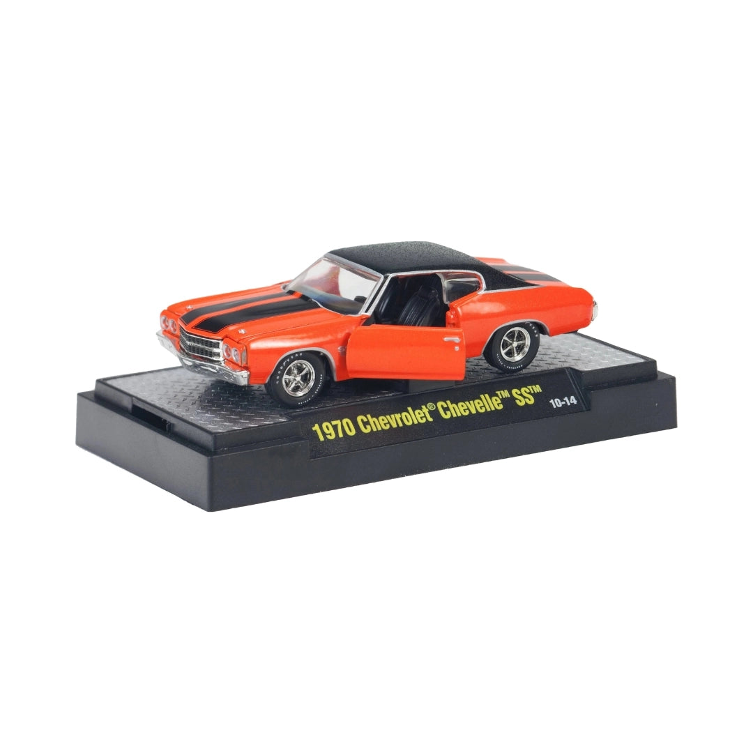 1970 Chevrolet Chevelle SS - Orange / Black Roof (Box Version / Detroit-Muscle Packaging)
