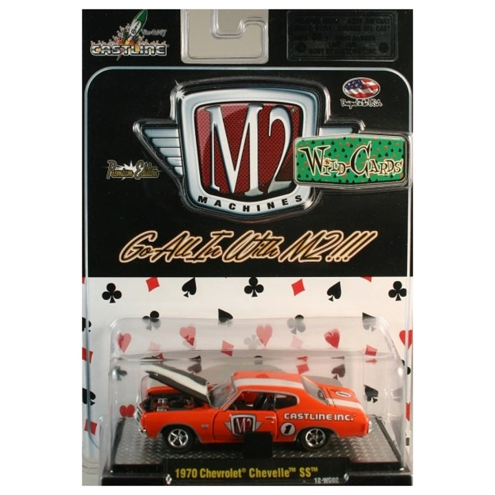 1970 Chevrolet Chevelle SS - Orange / Castline Inc. Graphics (Clamshell Blister Version)