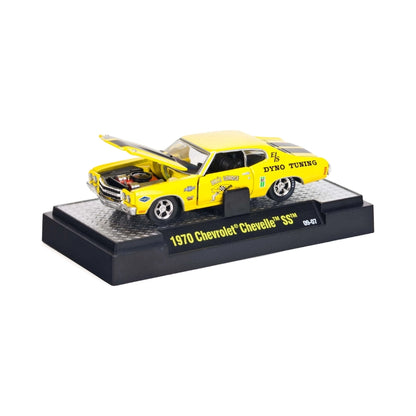 1970 Chevrolet Chevelle SS - Yellow "Dyno Tuned" Graphics (Box Version / Auto-Drags Packaging)