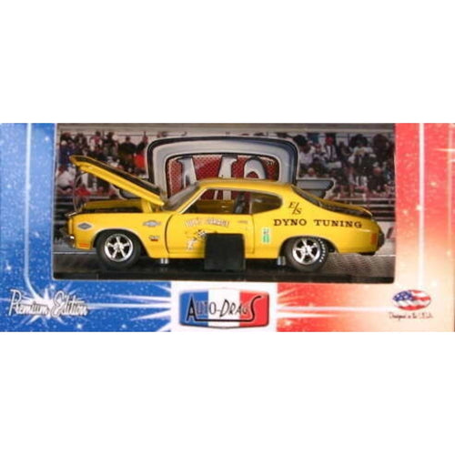 1970 Chevrolet Chevelle SS - Yellow "Dyno Tuned" Graphics (Box Version / Auto-Drags Packaging)