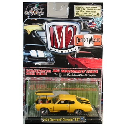 1970 Chevrolet Chevelle SS - Yellow (Clamshell Blister Version)