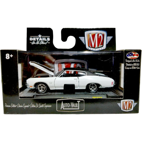 1970 Chevrolet Chevelle SS 396 - White / Black Hood (Auto-Vault Release MEX03 Regional Exclusive)