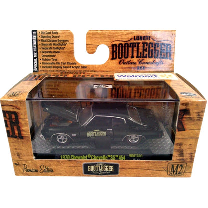 1970 Chevrolet Chevelle SS 454 - Black (Bootlegger Outlaw WMTS01 Walmart Exclusive)