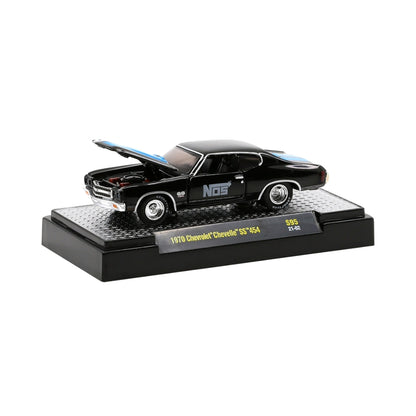 1970 Chevrolet Chevelle SS 454 - Black (NOS Graphics / Hood Open / Release S95)