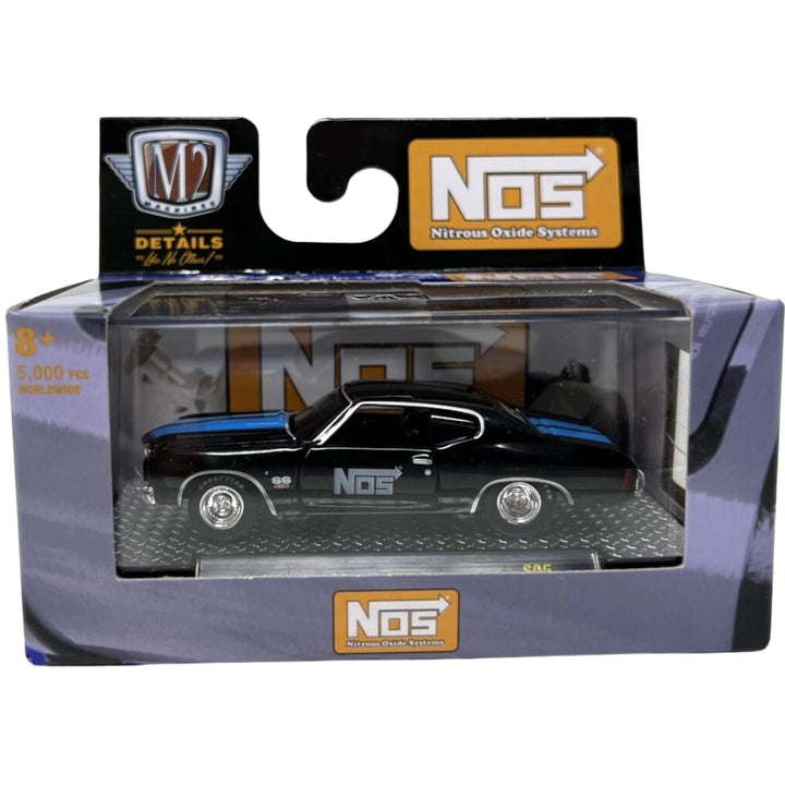 1970 Chevrolet Chevelle SS 454 - Black (NOS Graphics / Hood Open / Release S95)