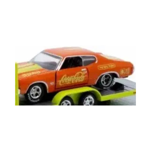 1970 Chevrolet Chevelle SS 454 - Orange (Silver Chrome Rims & Details / Clear Windows / Black Interior)