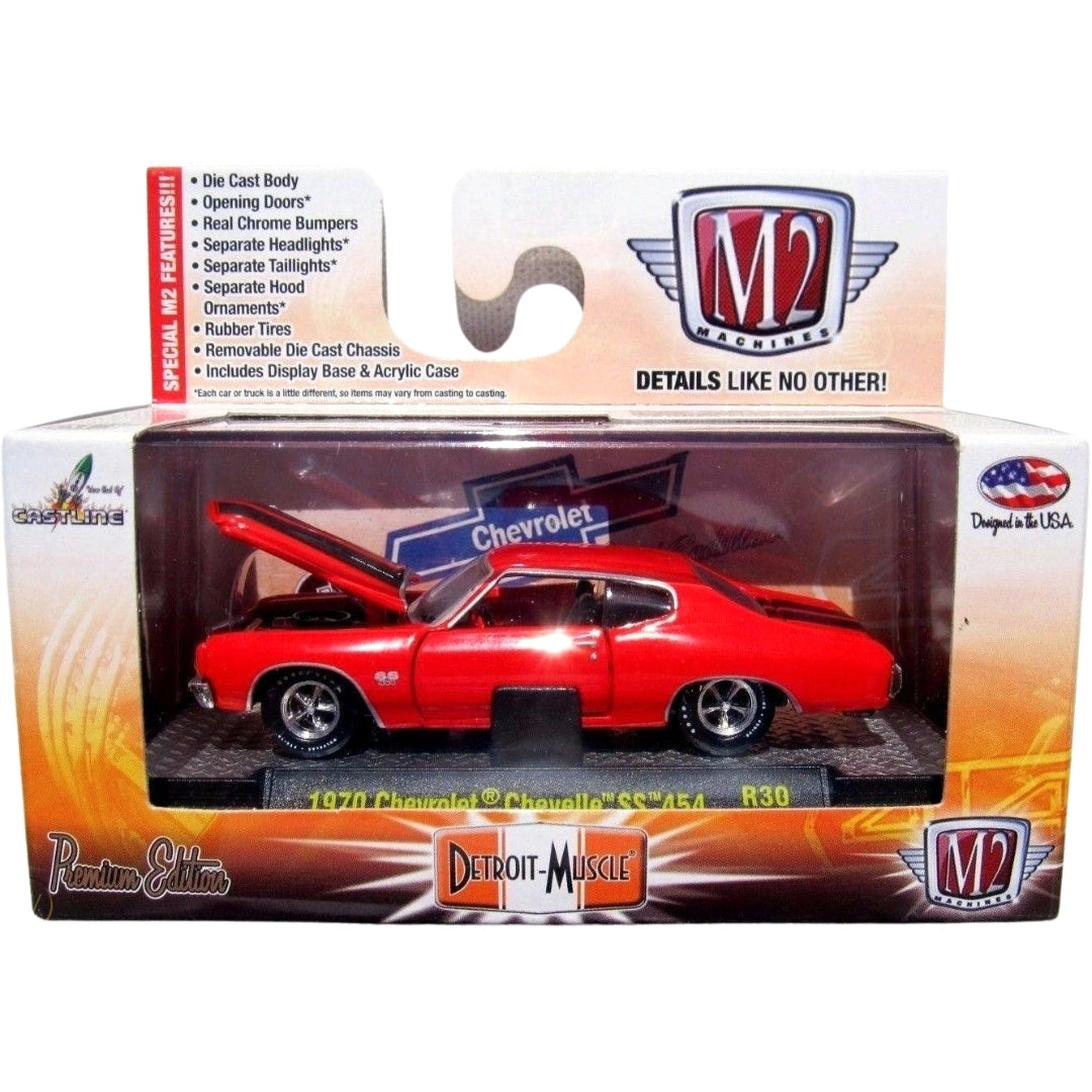 1970 Chevrolet Chevelle SS 454 - Red (Detroit-Muscle Release 30)