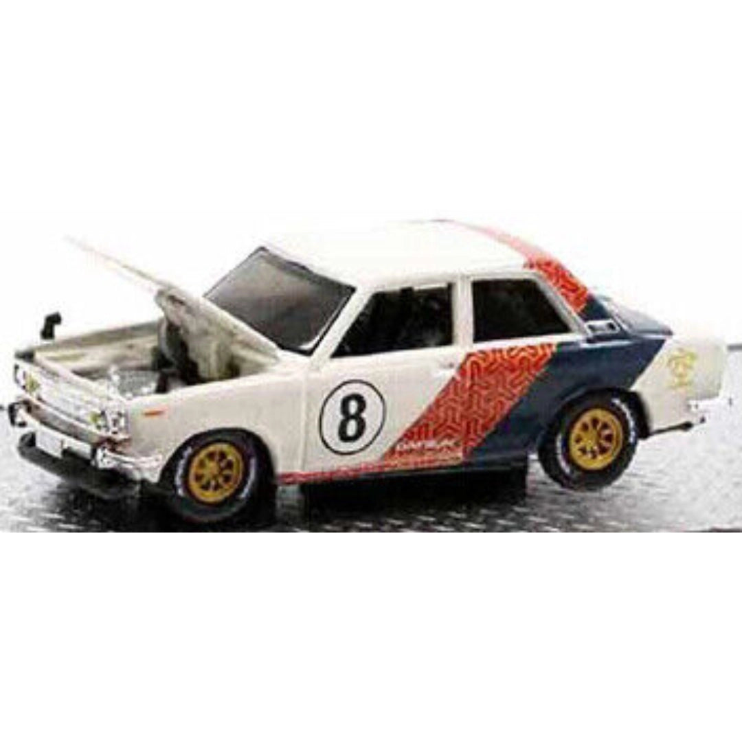 1970 Datsun 510 – Advan Livery (Gold Rims and Opening Hood)