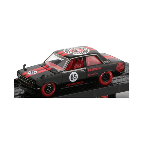 1970 Datsun 510 – Black and Red Racing Livery (Red Rims and Red Interior)