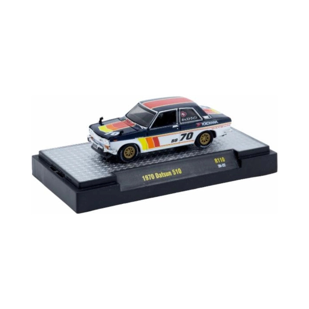 1970 Datsun 510 – White (Black Roof and Black Rims)